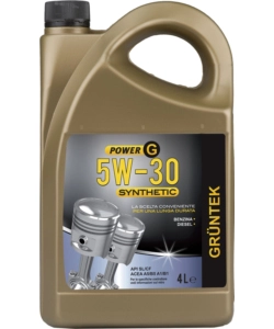 Olio power-g sintetico  4l 5w30 per motorediesel e benzina